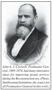 John A. J. Creswell, Postmaster General, 1869-1874