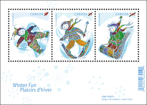 Canadian Christmas Stamps
