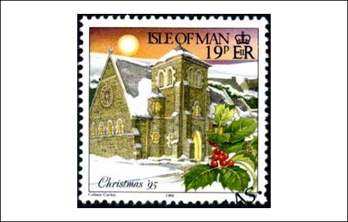 Isle of Man Christmas Stamp, 1995