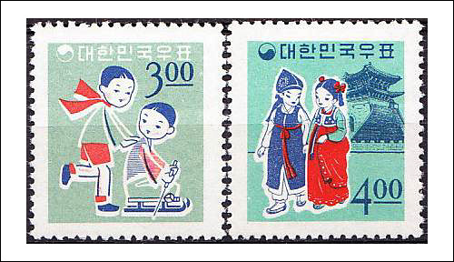 South Korean Christmas Stamps