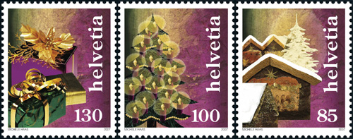 Swiss Christmas Stamps
