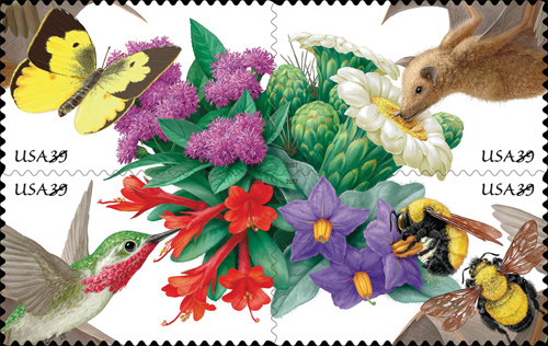 Flowers Pollination Stamps - USA