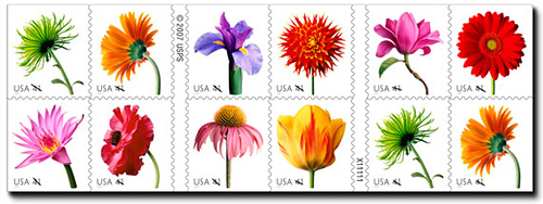 2007 Flower Stamps - USA