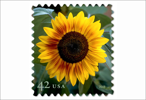 Sunflower Stamp - USA