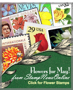 Flowers on Stamps