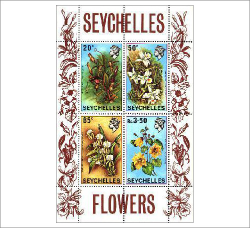 Flower Stamps - Seychelles