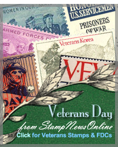 Stamps and First Day Covers commemorating U. S. Veterans Stamps and First Day Covers commemorating U. S. Veterans