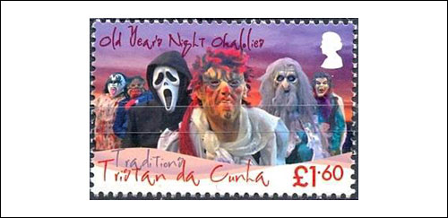 Tristan da Cunha Halloween Postage Stamp, UK Territory
