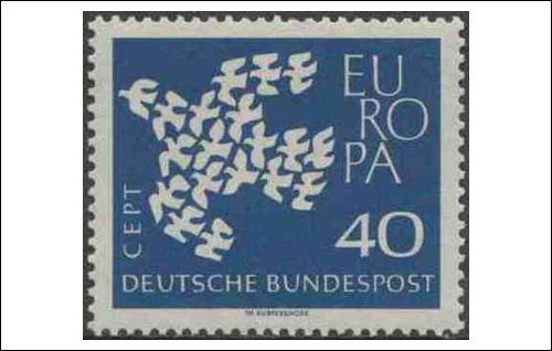 German Peace Stamp