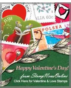 Valentine and Love, Stamps and Covers Valentine and Love, Stamps and Covers