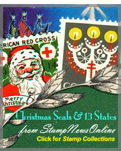 Famous December Events on Stamps