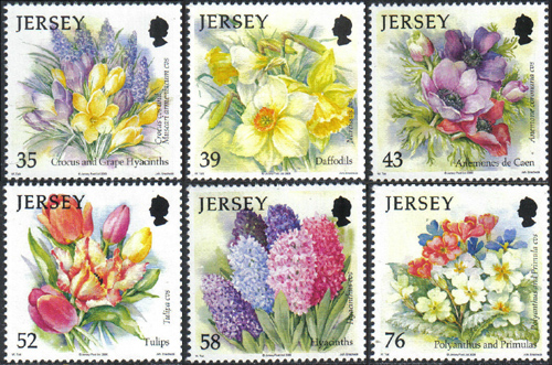 Spring Flowers on Postage Stamps, Stamp News Publishing