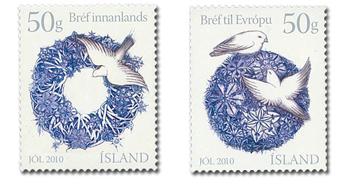 Christmas Stamps from Iceland