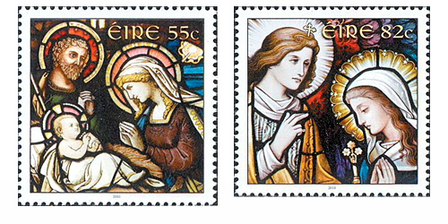 Christmas Stamps from Ireland