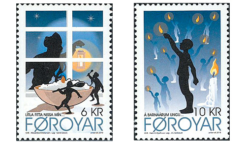 Christmas Stamps from Faroe Islands